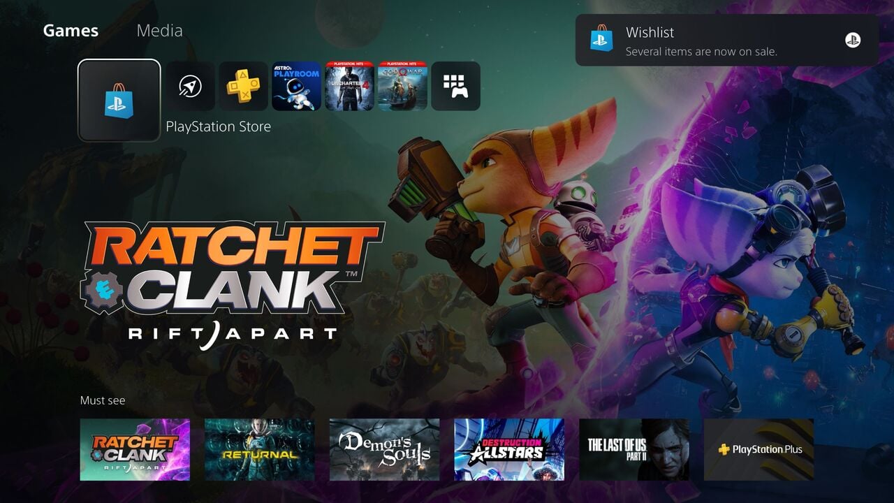 PS5 games are highlighted in PlayStation Store - Games Sweet
