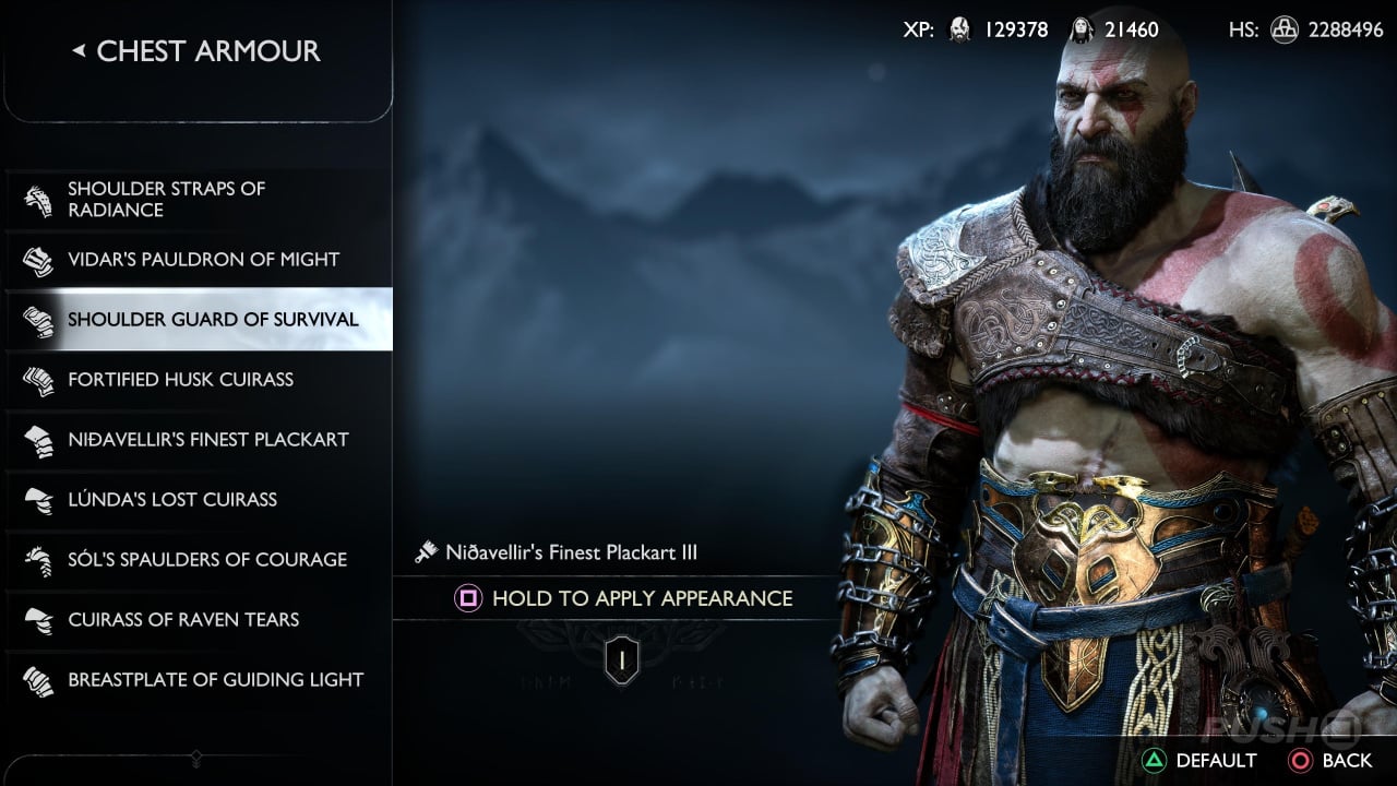 God of War Ragnarök best armor sets, including best early armor