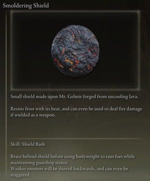 Elden Ring: Small Shields - Smoldering Shield