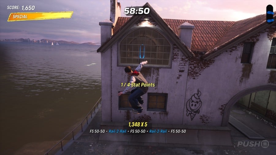 Tony Hawk's Pro Skater 3 + 4: Alcatraz Walkthrough - All Park Goals and Collectibles 68