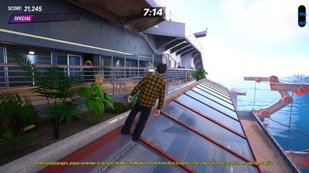 Tony Hawk's Pro Skater 3 + 4: Cruise Ship Walkthrough - All Park Goals and Collectibles 14