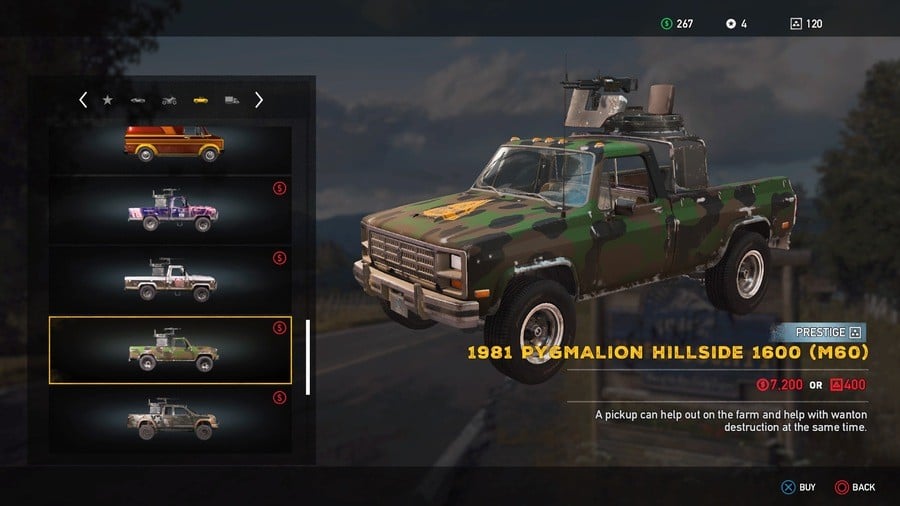 Far Cry 5 Land Vehicles List: All Unlockable Automobiles, Recreational,  Trucks & Vans, and Heavy Vehicles - Guide