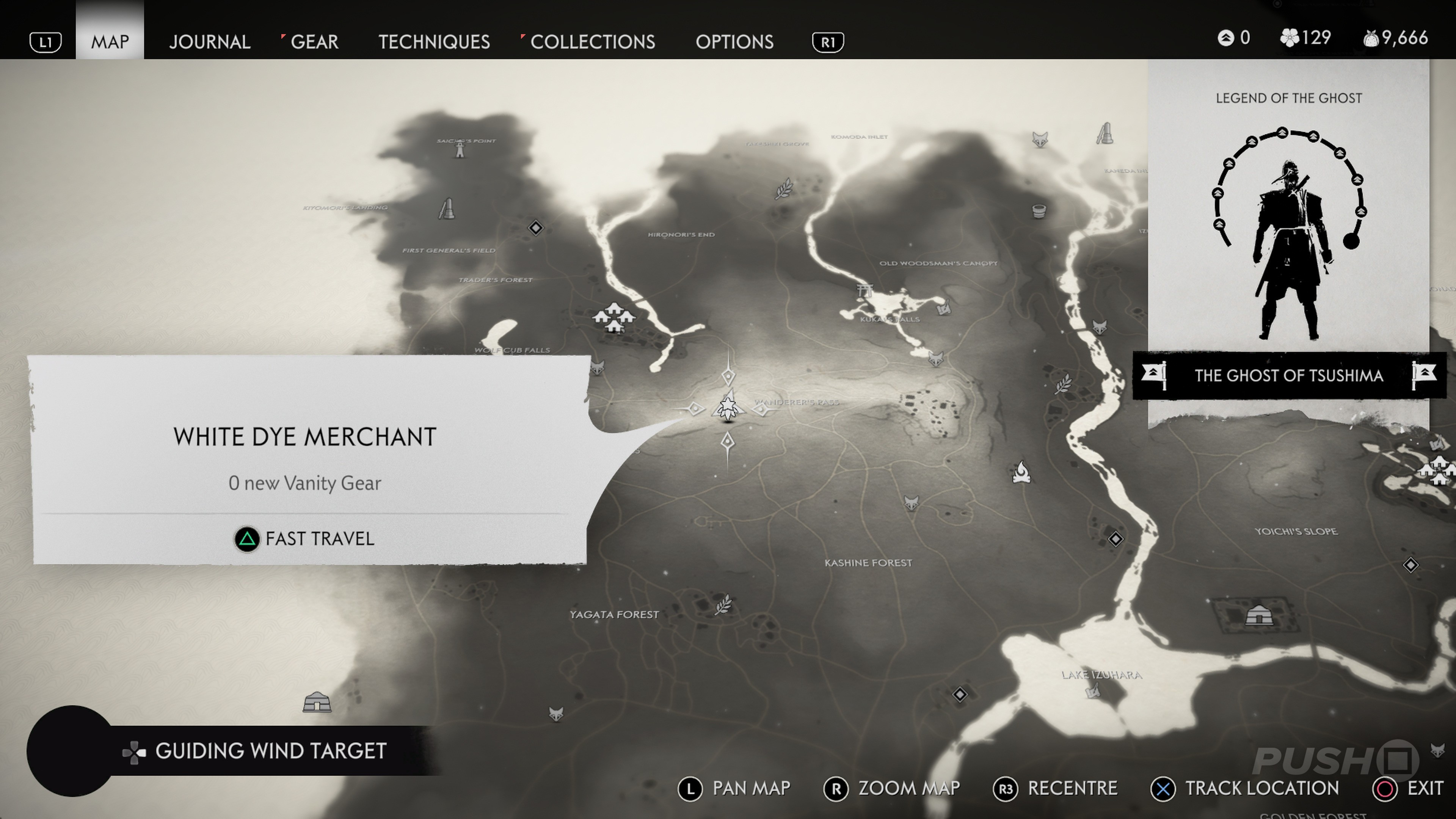 Ghost Of Tsushima Black And White Dye Merchants Where To Find Them Push Square