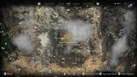 The Hive is located south of Scalding Spear, and southeast of Tallneck: The Shining Wastes.