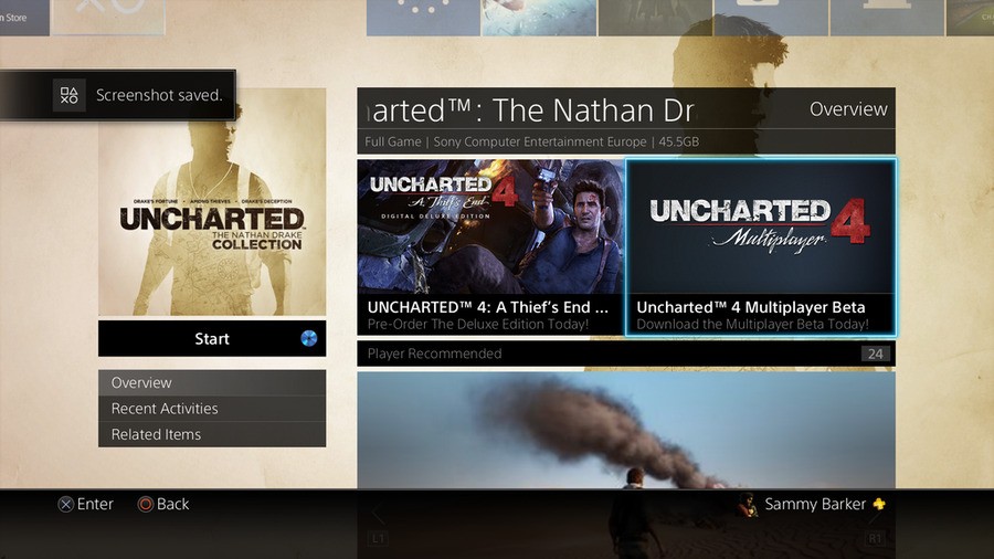 Uncharted PS4 Beta PlayStation 4 Sony