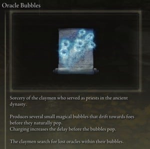 Elden Ring: Offensive Sorceries - Oracle Bubbles