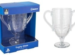 Drink from the Holy Grail with Official PlayStation Trophy Glass