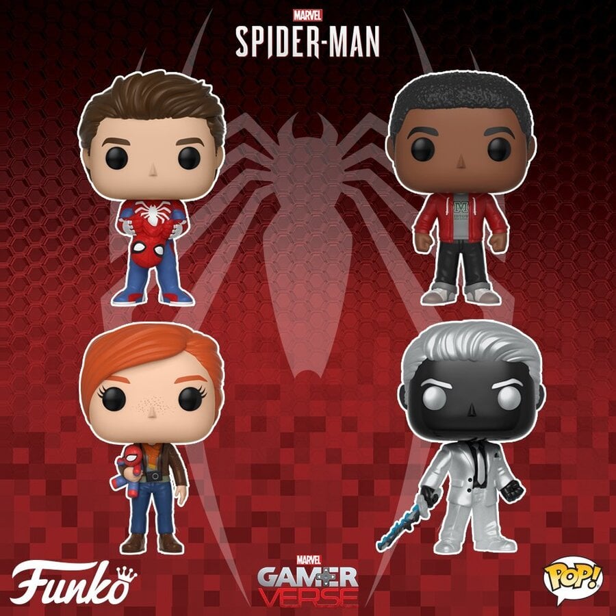 Spider-Man PS4 Funko Pops PlayStation 4 1