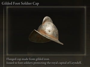 Elden Ring: All Partial Armour Sets - Gilded Foot Soldier Set - Gilded Foot Soldier Cap