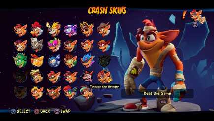 Crash Bandicoot 4 It's About Time Skins Guide