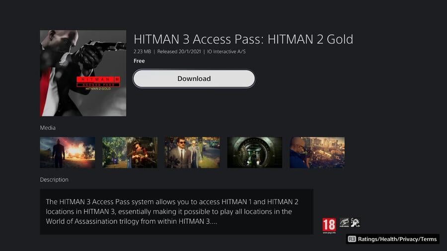 hitman 2 ps4 free download