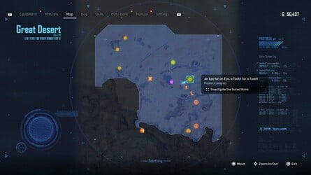 Stellar Blade: Great Desert Walkthrough - Cans, Design Patterns, Beta Cores, Body Cores, Exospines, Passcodes, Camps 12