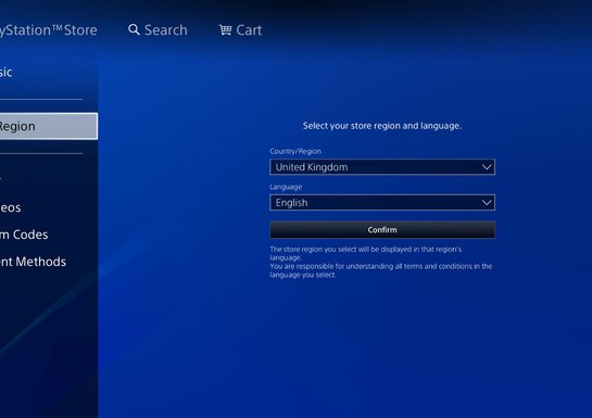 PS Store Now Allows You to Change Region in Europe