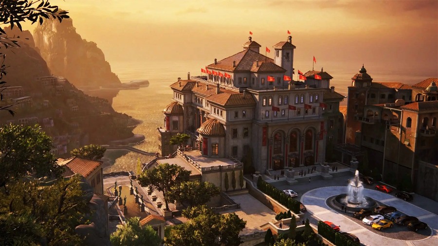 In Uncharted 4: A Thief's End, Nate, Sam, and Sully infiltrate an auction at an Italian estate. What's the estate called?