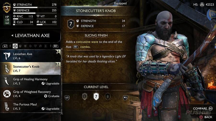 God of War Ragnarok: All Axe Attachments Locations and Upgrades 6