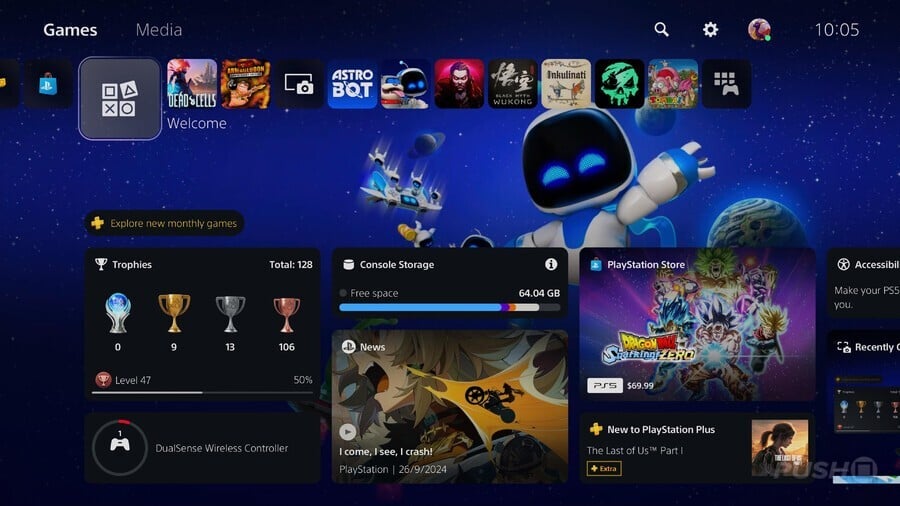 PS5's New Welcome Hub Reportedly Now Popping Up in Europe 1