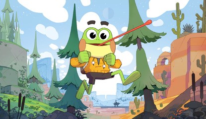 Your Tongue Is the Ultimate Tool in Frog 3D Platformer Big Hops on PS5