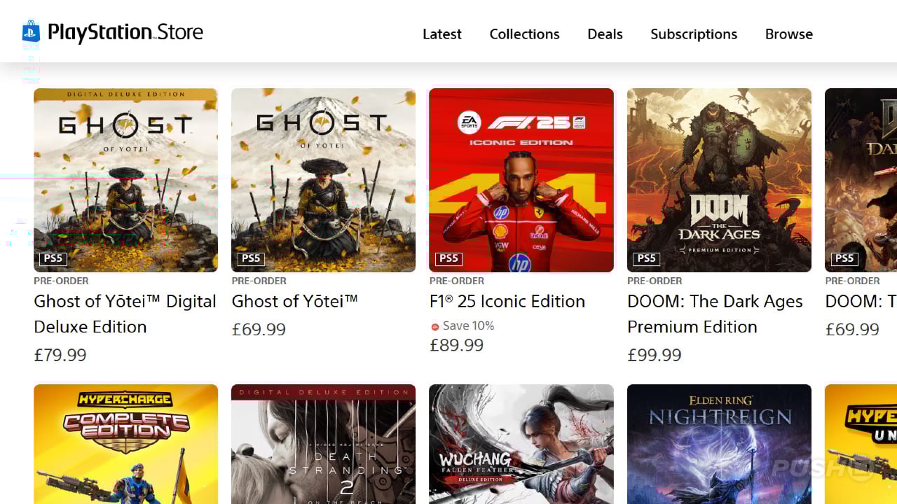 #PS5 Exclusive Ghost of Yotei Rockets Right to the Top of PS Store Pre-Orders Chart