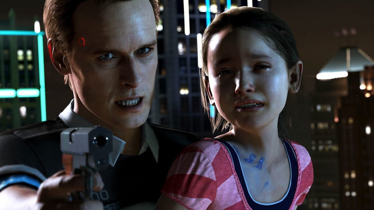 DETROIT BECOME HUMAN - Connor sacrifices himself to rescue Emma