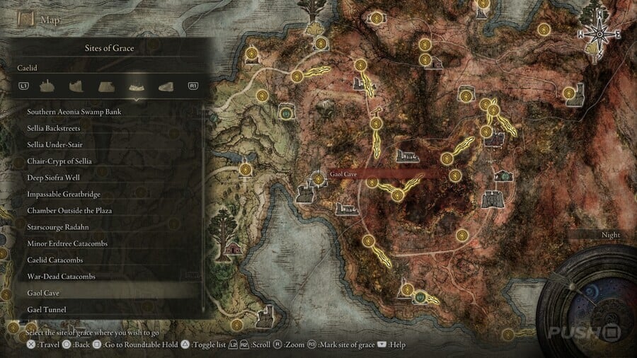 Elden Ring: All Site of Grace Locations - Caelid - Gaol Cave