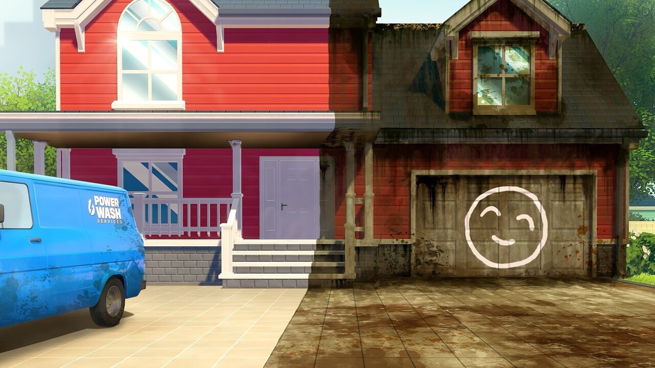 PowerWash Simulator' is an inexplicably brilliant game about cleaning up  the neighbourhood