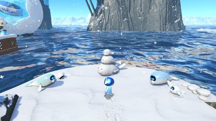 Astro Bot: Frozen Meal Walkthrough - All Collectibles: Bots, Puzzle Pieces 10