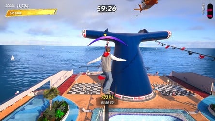 Tony Hawk's Pro Skater 3 + 4: Cruise Ship Walkthrough - All Park Goals and Collectibles 43