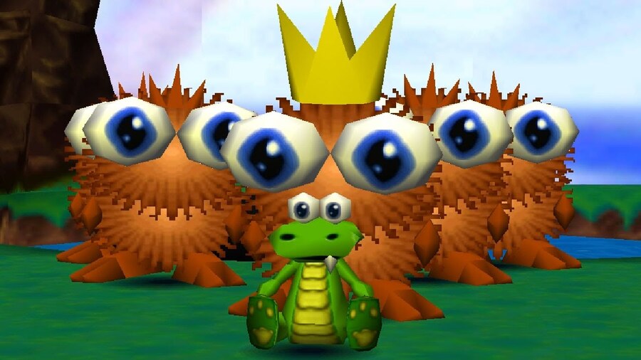 In PS1 platformer Croc: Legend of the Gobbos, how many Gobbos can be rescued in each stage?