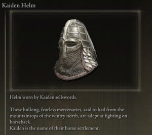 Elden Ring: 모든 부분 방어구 세트 - Kaiden 세트 - Kaiden Helm