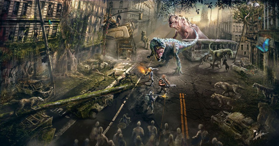 Dead Nation 2 Concept Art Stumbles into Sight