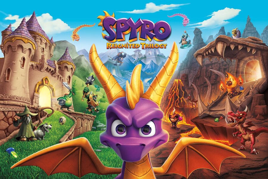 Spyro: Reignited Trilogy Art PS4 PlayStation 4