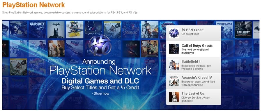 PlayStation Store Amazon 2