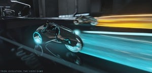 Light cycles are an important part of combat in the new Tron game