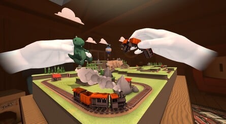 Toy Trains Is a Chill Track Building PSVR2 Game from the Makers of Superhot 1