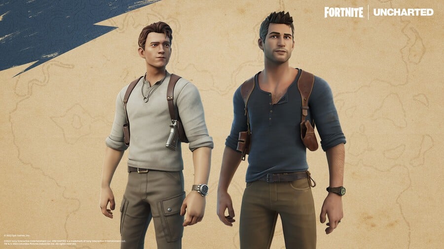 Uncharted X Fortnite PS5 PlayStation 5 PS4 2