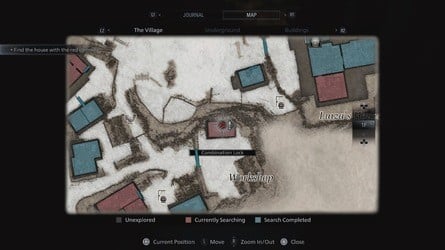 Resident Evil Village: The Village - Workshop Padlock Combination Guide 3