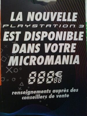 French Retailer Micromania Tease The Marketing For A New Playstation 3.