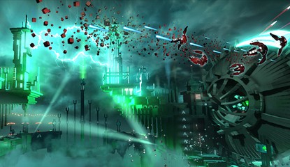 Testing Our Reactions in Resogun, the Prettiest Game on PS4