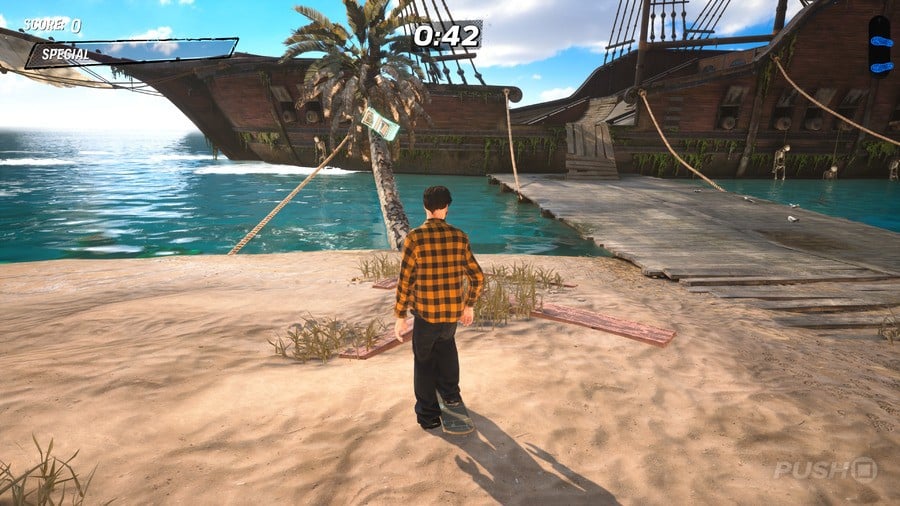 Tony Hawk's Pro Skater 3 + 4: Skater Island Walkthrough - All Park Goals and Collectibles 3
