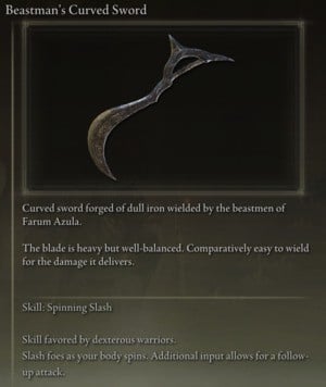 Storm Curved Sword