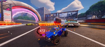 NASCAR Speeds into Fortnite with Official Rocket Racing Circuit 4