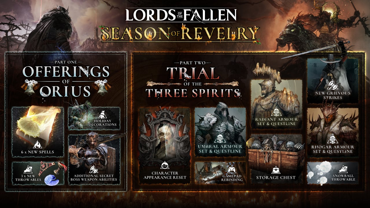 Lords of the Fallen Seasonal Content Starts Today, New Quests and