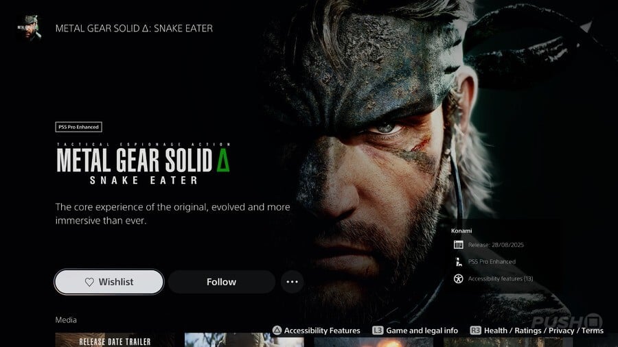  Snake Eater Release Date Leaked on PS Store 2