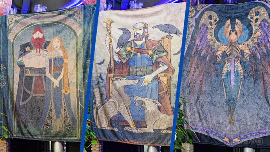 God of War Ragnarok Winter Blankets