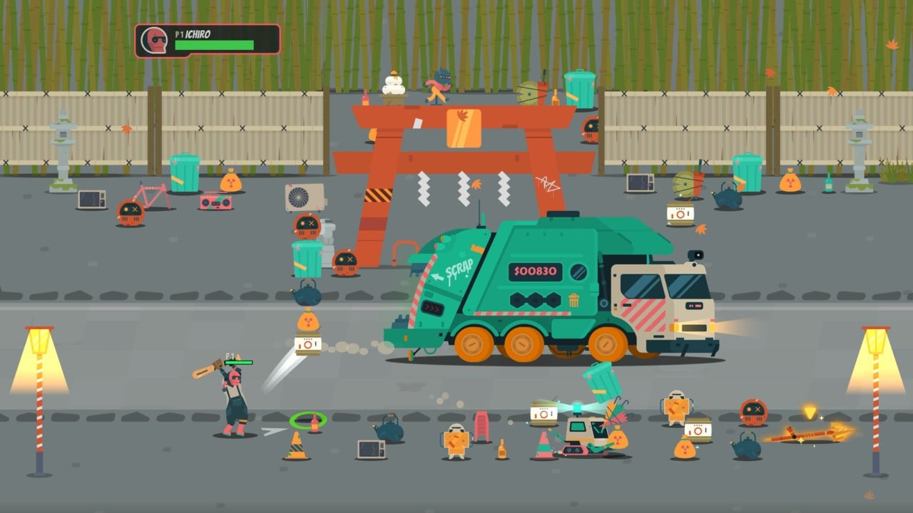Collect Rubbish in Beat-‘Em-Up PixelJunk Scrappers Deluxe on PS5, PS4 This July