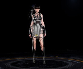 From left to right: Neurolink Suit, White Kunoichi Suit, Black Kunoichi Suit.