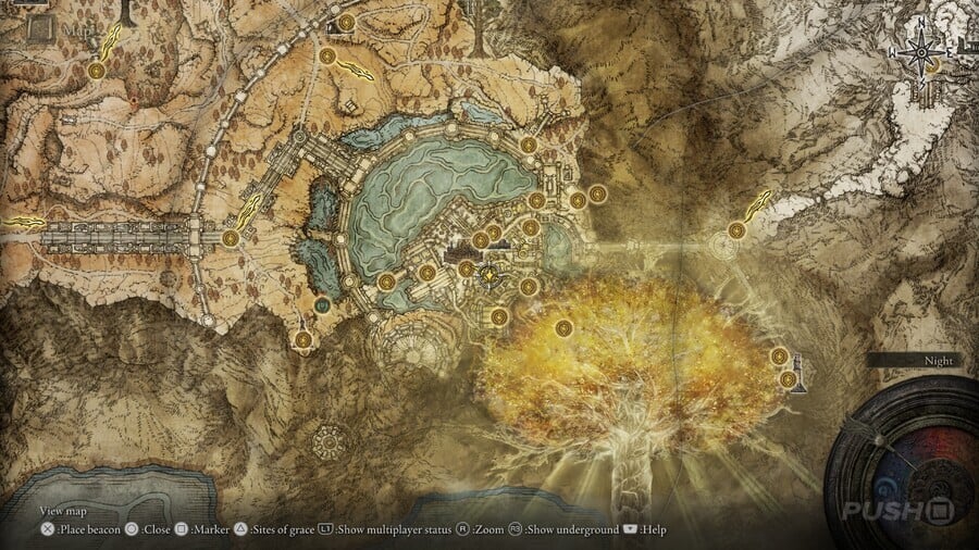 Royal Capital Dome Key Map