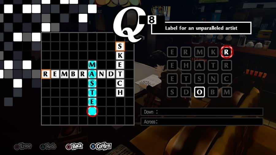 Persona 5 Royal Crossword 8 Answer