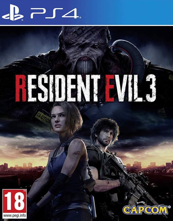 Resident Evil 3 Remake (PS4 Cover Art Only | No Game Included