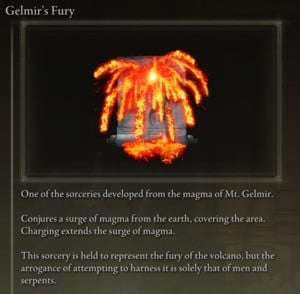 Elden Ring: Offensive Incantations - Gelmir's Fury